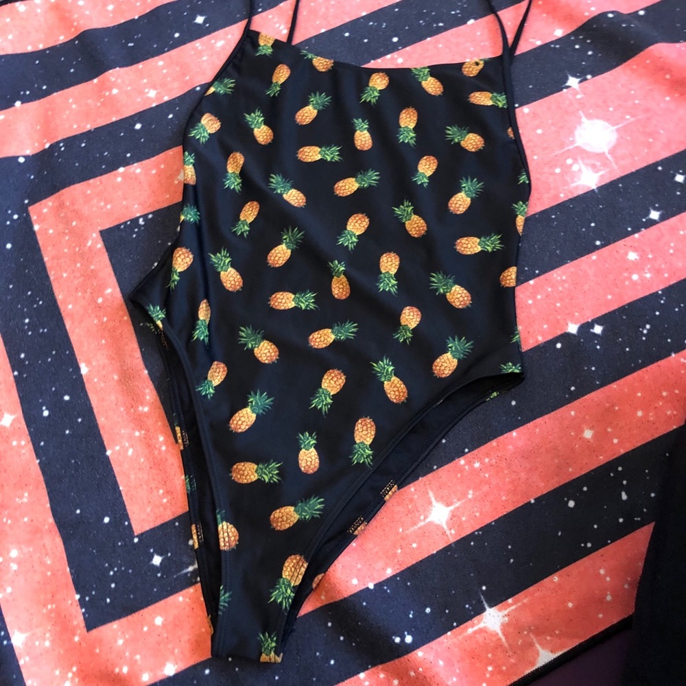 Pineapple bathing suit